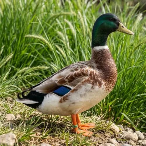 Welsh Harlequin drake